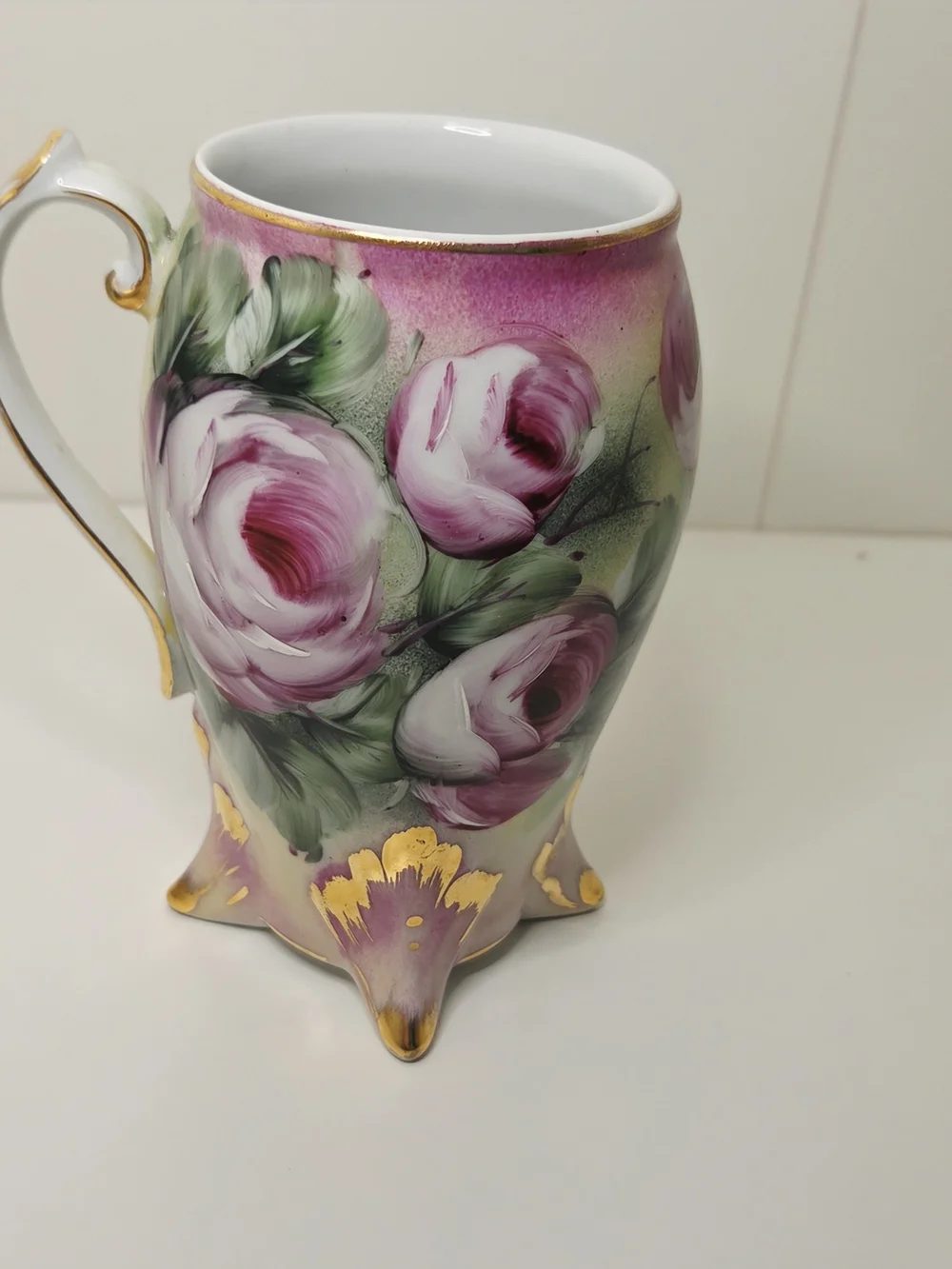 Antique Nippon Hand Painted Porcelain Cider Set - 14